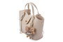 Lucky Bees Bolso de Hombro Crema 25x11x21 cm en Cuero de Polivinilo